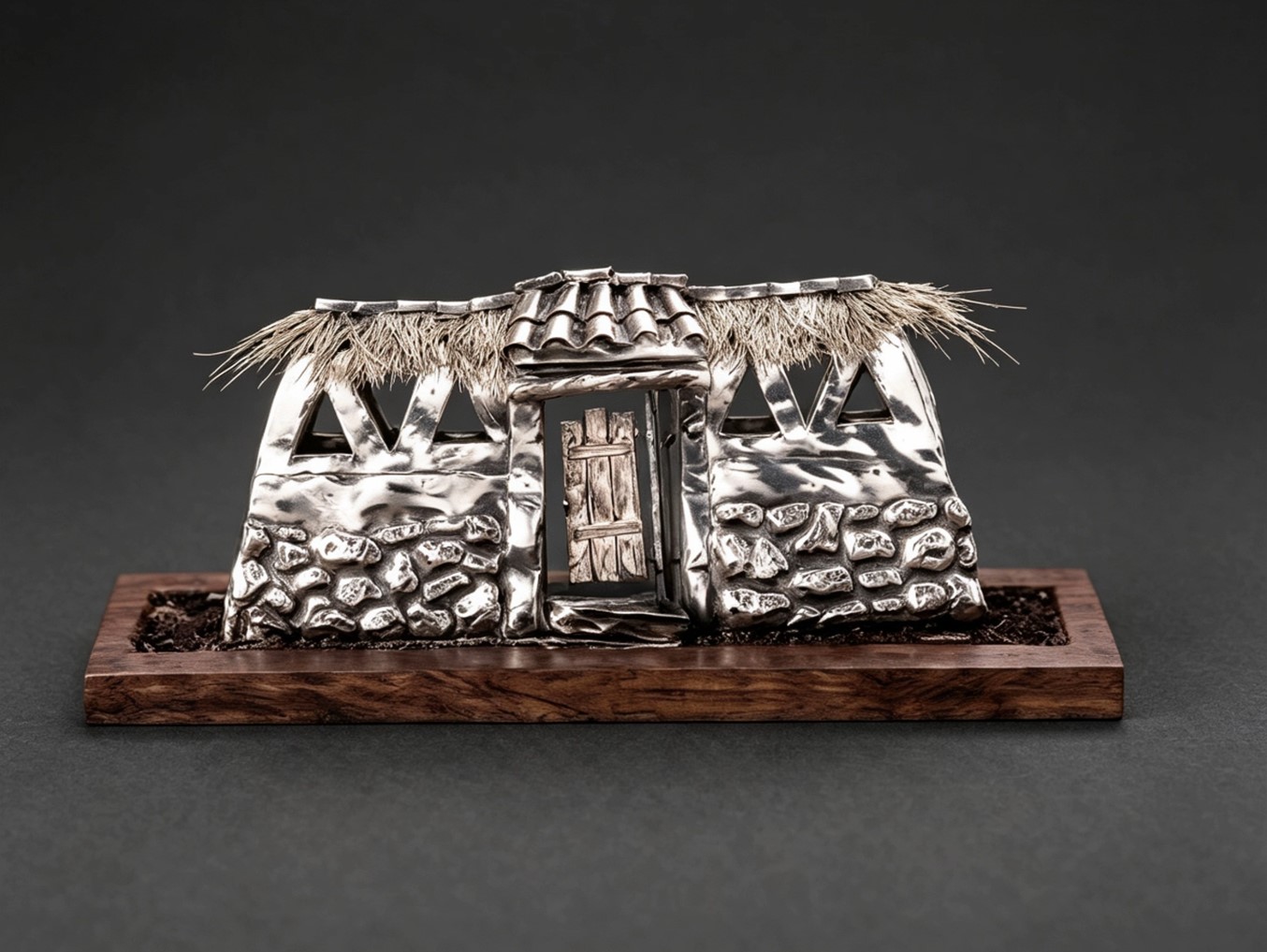 Ajawasi — escultura en plata sterling de Rodolfo Manga