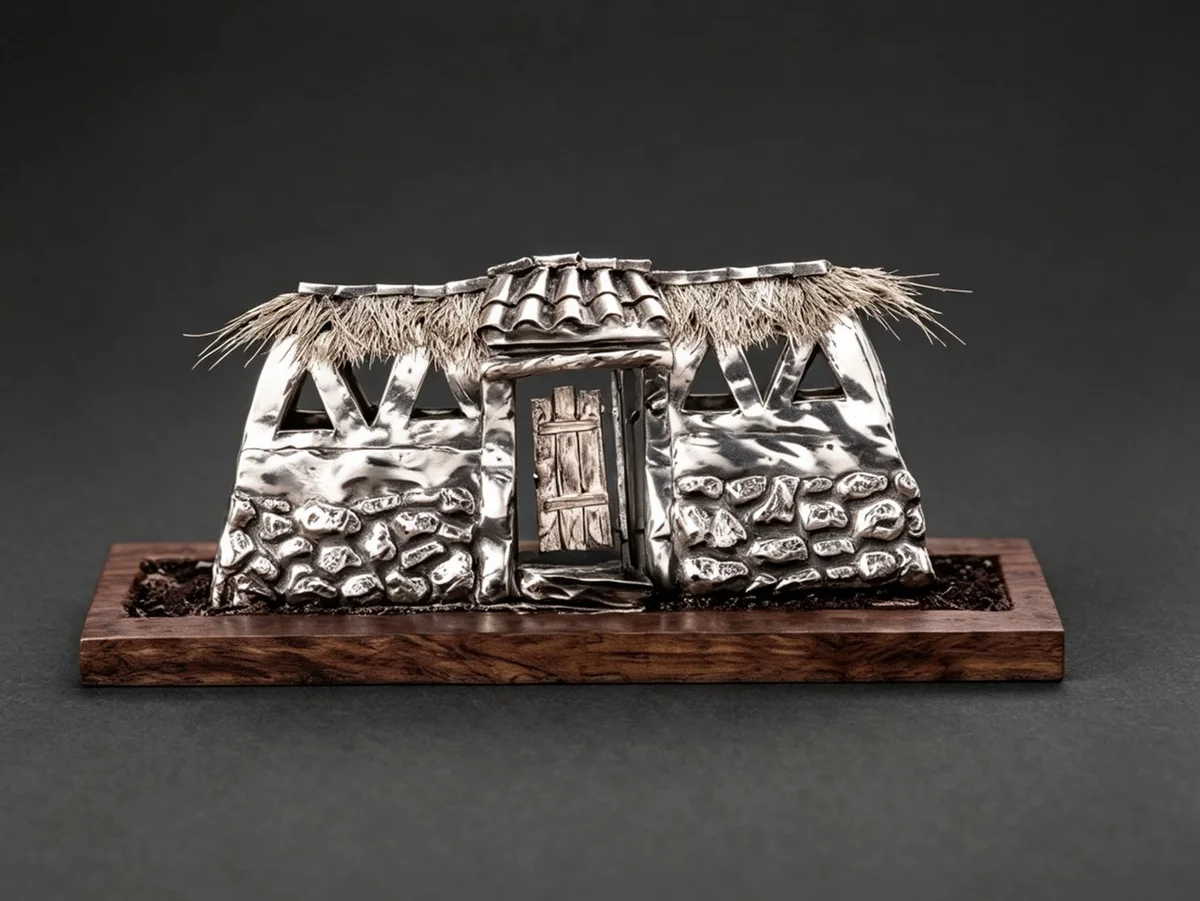 Ajawasi — escultura en plata sterling de Rodolfo Manga