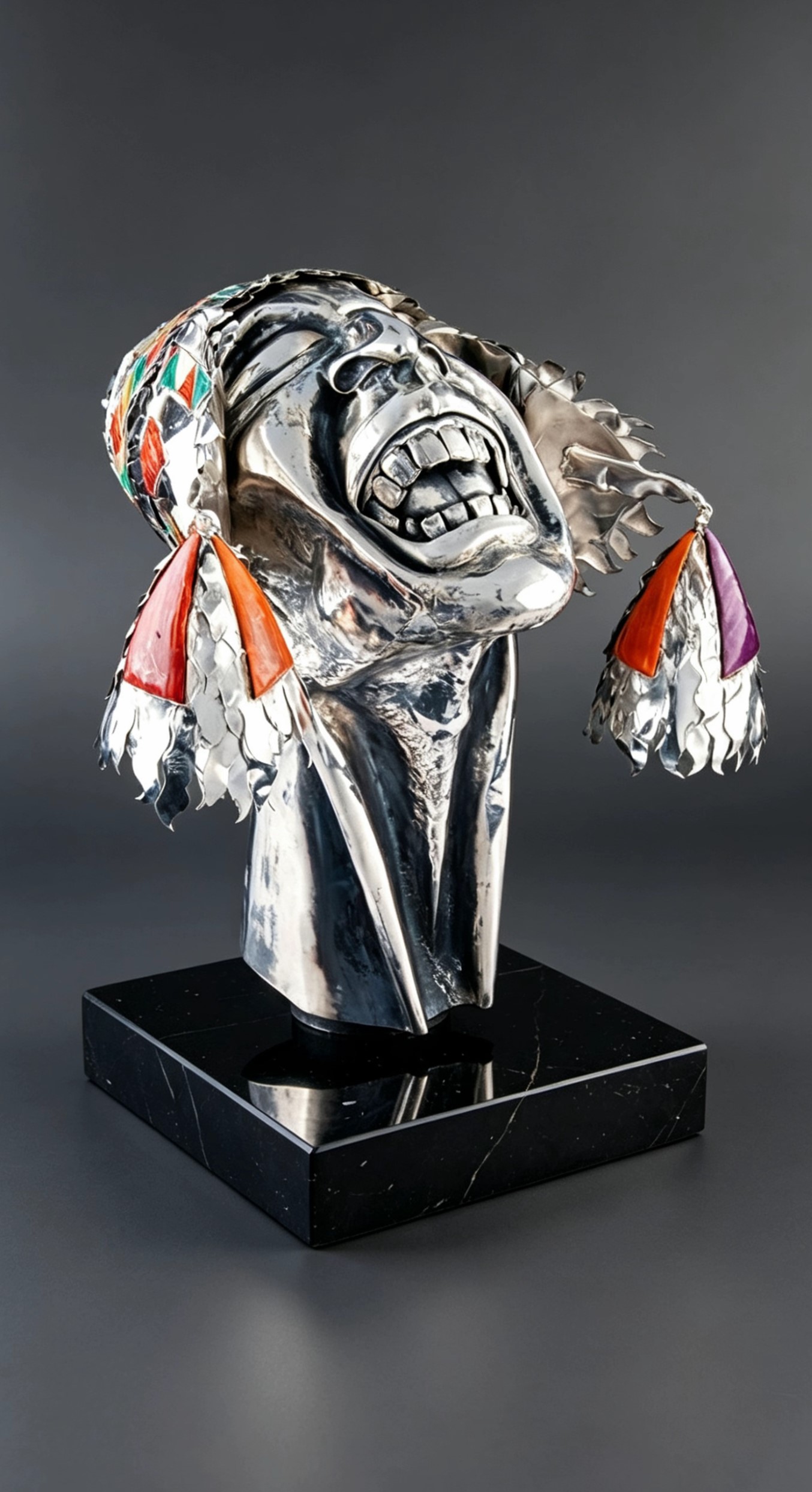Maqta — escultura en plata sterling de Rodolfo Manga