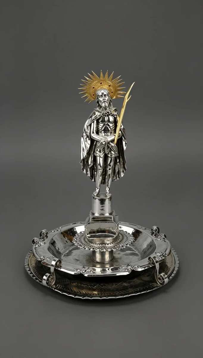 EL SEÑOR DE ECCE HOMO — escultura en plata sterling de Rodolfo Manga
