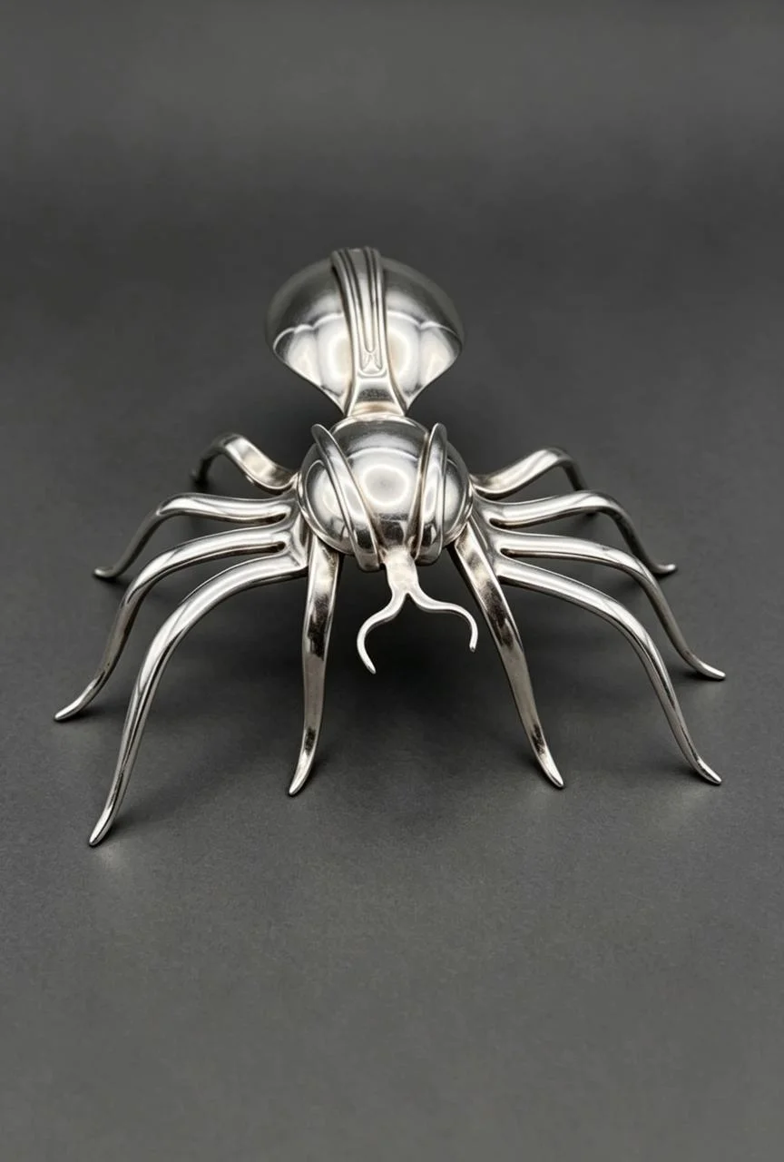Escultura — pieza en otros metales de Rodolfo Manga