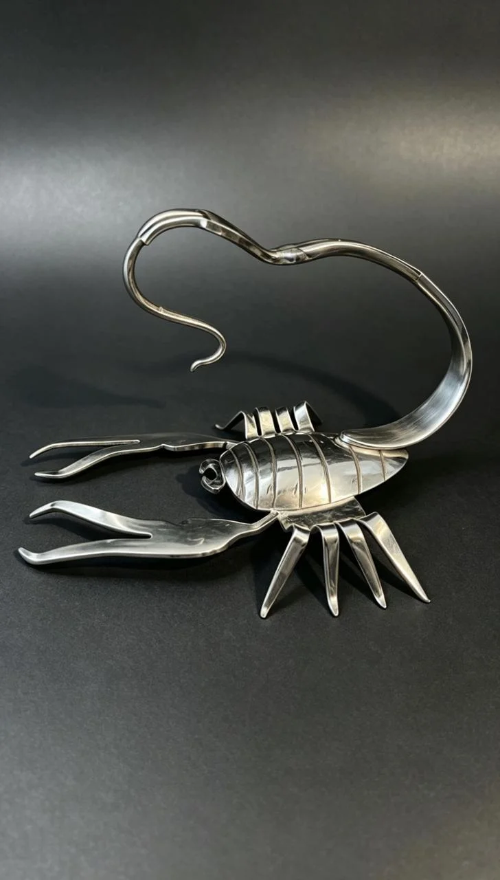 Escultura — pieza en otros metales de Rodolfo Manga