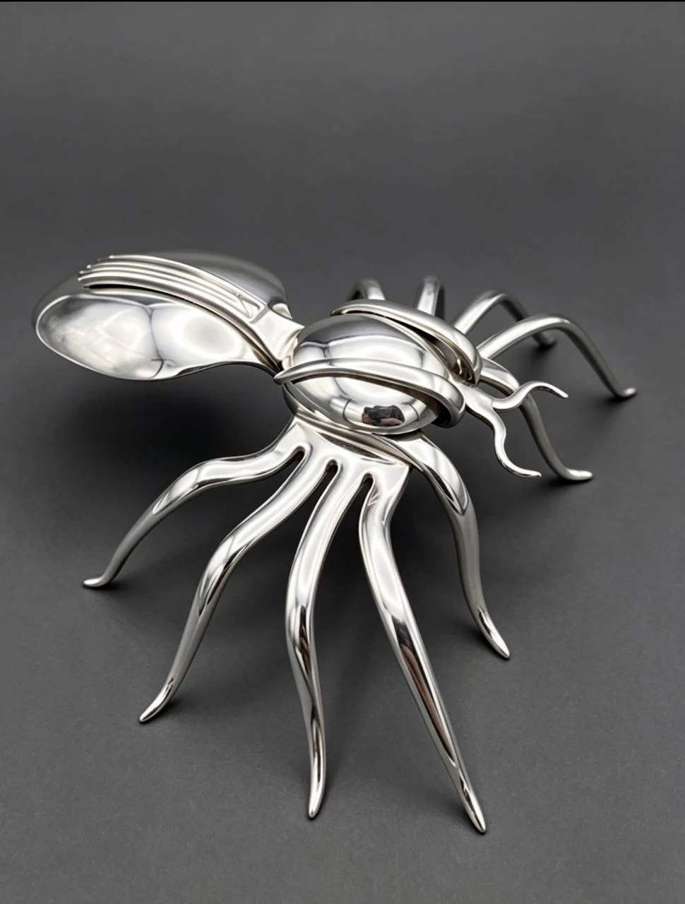 Escultura — pieza en otros metales de Rodolfo Manga