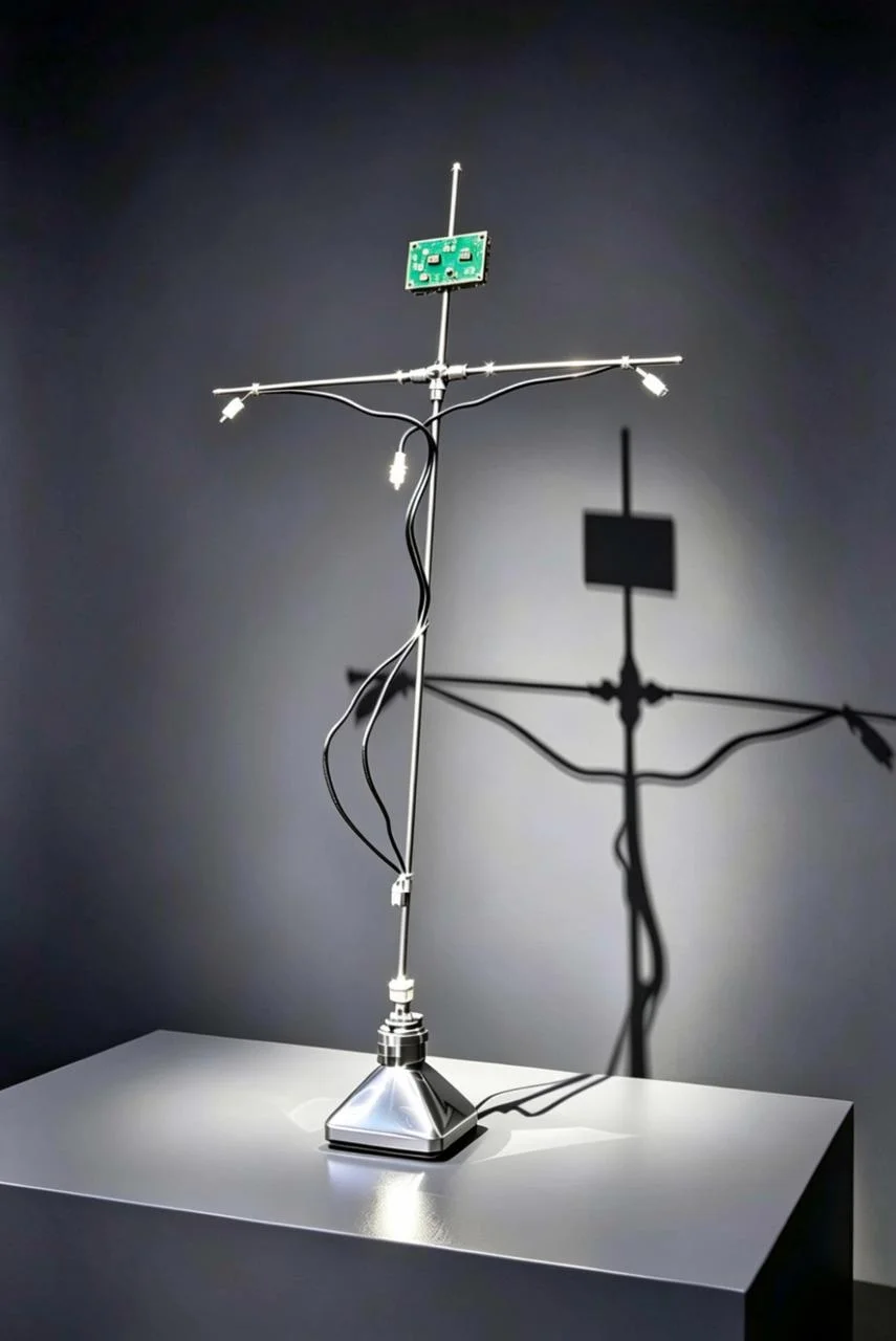 Escultura — pieza en otros metales de Rodolfo Manga
