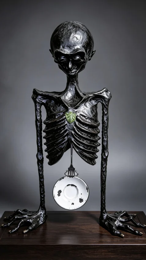 Escultura — pieza en otros metales de Rodolfo Manga